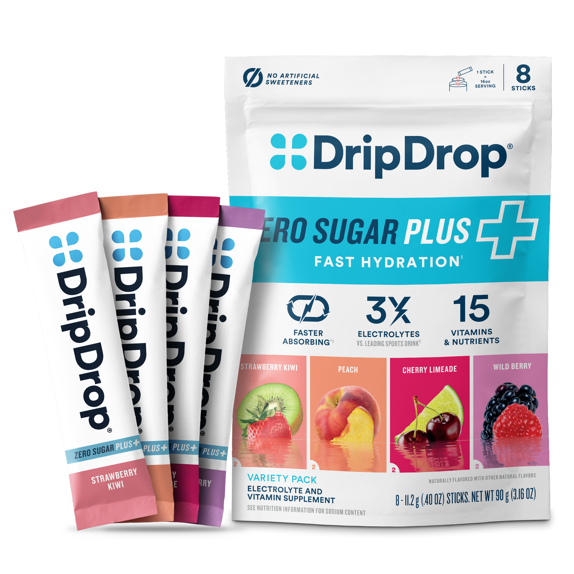 dripdrop-zero-sugar-plus-strawberry-kiwi-peach-cherry-limeade-wild-berry-16-oz-sticks-8-count-m6 Pouch_8ct_Front16ozSticks_VSPlus_Variety_B.png