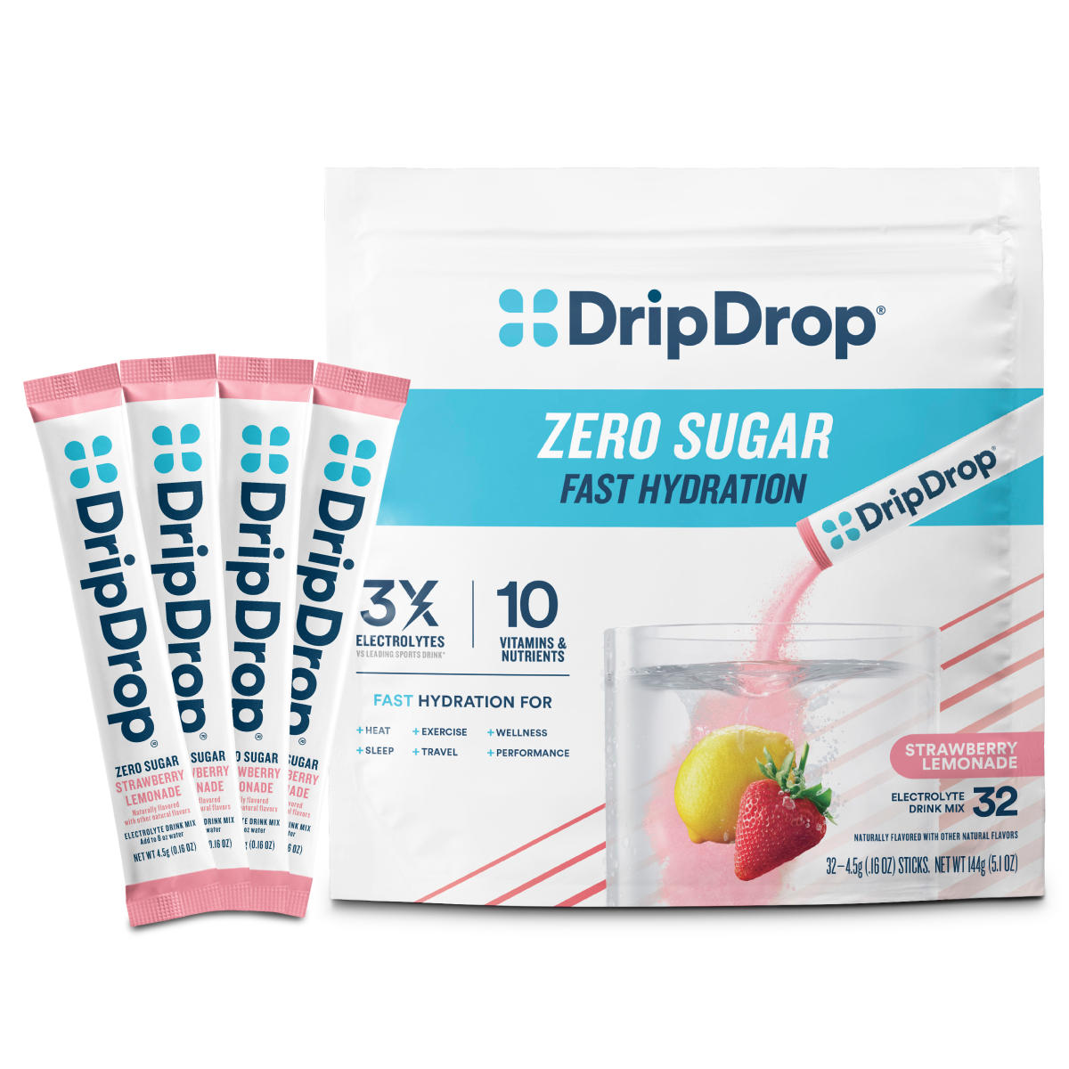 dripdrop-zero-sugar-strawberry-lemonade-electrolyte-powder-8-oz-sticks-32-count-v2 Zero_Strawberry_Lemonade_-_32ct_-_Transparent.png