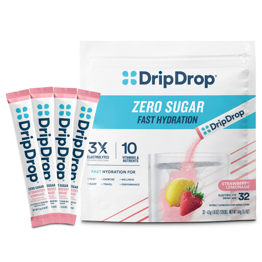 dripdrop-zero-sugar-strawberry-lemonade-electrolyte-powder-8-oz-sticks-32-count-v2 Zero_Strawberry_Lemonade_-_32ct_-_Transparent.png